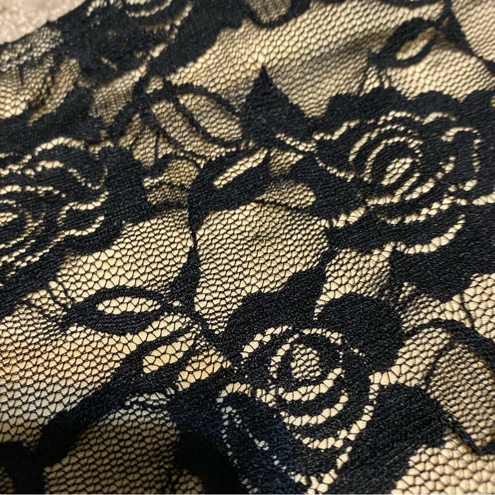 NWT {Princess Polly} Santoro Lace Set | Black + Tan ~ Size US 4 - Picture 16 of 16